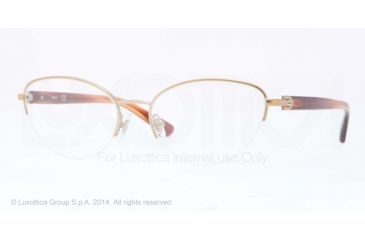 Image of DKNY DY5644 Single Vision Prescription Eyeglasses 1189-51 - Pale Gold Frame
