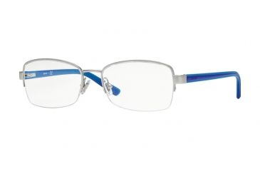 Image of DKNY DY5645 Progressive Prescription Eyeglasses 1221-51 - Matte Silver Frame