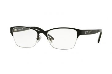 Image of DKNY DY5653 Single Vision Prescription Eyeglasses 1226-51 - Matte Black / Black Frame
