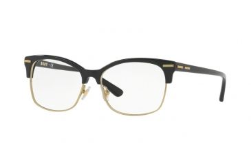 Image of DKNY DY5655 Single Vision Prescription Eyeglasses 3708-53 - Black Light Gold Frame