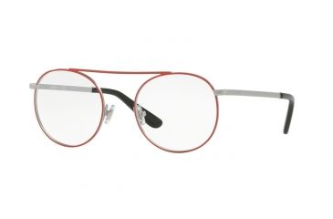 Image of DKNY DY5656 Bifocal Prescription Eyeglasses 1250-50 - Silver/Red Frame