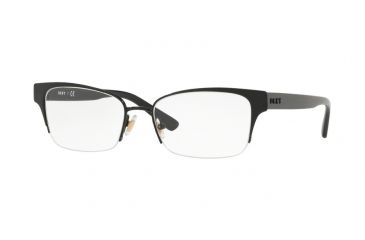 Image of DKNY DY5657 Eyeglass Frames 1245-52 - Shiny Black Frame, Demo Lenses Lenses