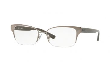 Image of DKNY DY5657 Eyeglass Frames 1246-52 - Shiny Gunmetal Frame, Demo Lenses Lenses