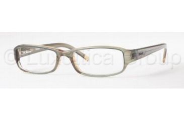 Image of DKNY Eyeglasses DY4549 with Rx Prescription Lenses 3015-5116 - Top Green On Honey 