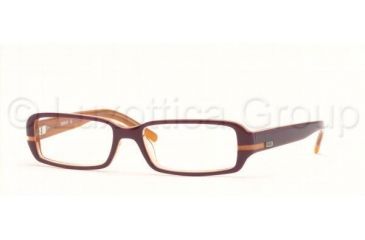 Image of Donna Karan New York DY4534 Bifocal Prescription Eyeglasses 3192-5215 - Purple/Orange/Transparent 