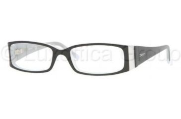 Image of DKNY Eyeglasses DY4599 with Lined Bifocal Rx Prescription Lenses 3360-5116 - Top Black Ice 