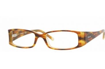 Image of DKNY Eyeglasses DY4599 with Lined Bifocal Rx Prescription Lenses - Striped Havana Honey  DY4599-3461-4916