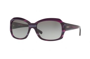 Image of DKNY DY4048 Progressive Prescription Sunglasses DY4048-370411-55 - Lens Diameter 55 mm, Frame Color Purple Horn