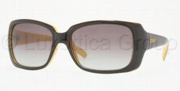 Image of DKNY Sunglasses DY4052 345511-5617 - Black/Yellow Gray Gradient
