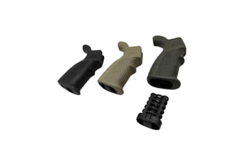 Image of DLG Tactical AR15 Rubberized Grip w/ Beavertail Fingerprin, Tan, DLG123T