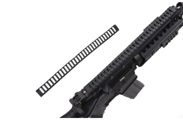 Image of DLG Tactical Ladder Rail Cover, 30 Slot, Black, DLG077B
