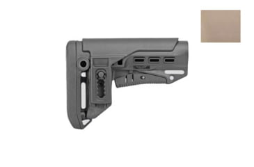 Image of DLG Tactical TBS Compact Buttstock w/ CCP 56/51 Commercial Spec, Tan, DLG055/052T
