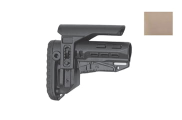 Image of DLG Tactical TBS Compact Buttstock w/ CCP Mil Spec, Tan, DLG130/052T