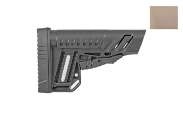 Image of DLG Tactical TBS Shock Commercial Spec Buttstock, Tan, DLG056T