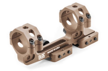 Image of DLOC Precision Cantilever Scope Mount, 34mm, 1.53 in Height, Tan, DLOC-C134-1535-T