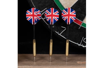 Image of DMI Dublin Bristle Dartboard Cabinet Set, Wood grain/Tan, D4600RTW