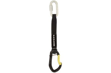 Image of DMM Alpha Steel Captive Bar Quickdraw w/Maillon, Silver/Black, 18cm, C526CB-18MR
