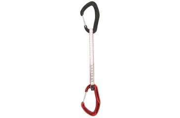 Image of DMM Alpha Trad Quickdraw, Titanium/Red, 18cm, A508-18RD