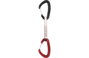 Image of DMM Alpha Wire Quickdraws, Matt Grey/Red, 12 cm, A608-12RD