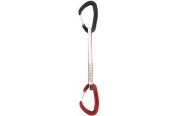 Image of DMM Alpha Wire Quickdraws, Matt Grey/Red, 18 cm, A608-18RD