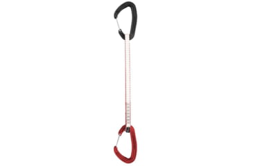 Image of DMM Alpha Wire Quickdraws, Matt Grey/Red, 25 cm, A608-25RD