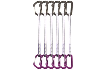 Image of DMM Chimera Quickdraw, 6 Pack, Matt Grey/Purple, 25 cm, A398-25PRP6