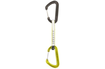 Image of DMM Chimera Quickdraw Carabine, Titanium/Lime, 12cm, A398-12LG