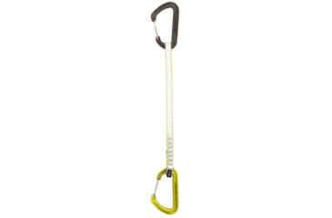 Image of DMM Chimera Quickdraw Carabine, Titanium/Lime, 25cm, A398-25LG
