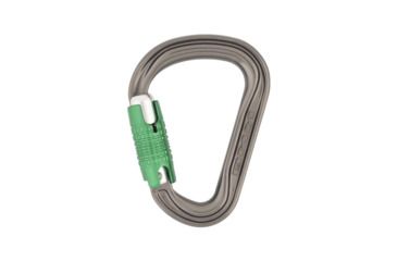Image of DMM Phantom HMS Locksafe Carabiner, Titanium/Green, A577