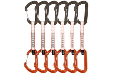 Image of DMM Phantom Quickdraw, 6 Pack, Matt Grey/Orange, 12 cm, A318-12ORAP6