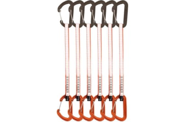 Image of DMM Phantom Quickdraw, 6 Pack, Matt Grey/Orange, 25 cm, A318-25ORAP6