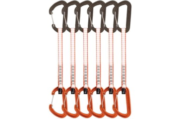 Image of DMM Phantom Quickdraw, Pack of 7, Silver/Orange, 18cm, A318-18ORP6
