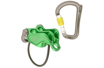 Image of DMM Pivot Belay Device and Rhino Set-Green