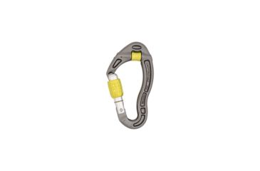 Image of DMM Revolver Screwgate Carabiner, Titanium/Lime, A272
