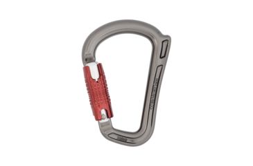 Image of DMM Rhino Quicklock Carabiner, Titanium/Red, A543