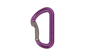 Image of DMM Shadow Bent 5 Pack Carabiners, Purple/Titanium, A306P-P5