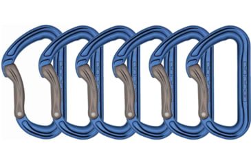 Image of DMM Shadow Bent 6 Pack, Blue/Titanium, 30 cm, A306BL-P6