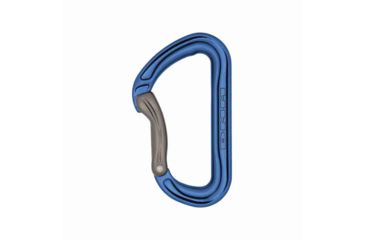 Image of DMM Shadow Bent 5 Pack Carabiners, Blue/Titanium, A306BL-P5