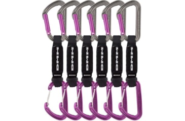 Image of DMM Shadow/Spectre Hybrid Quickdraw - 6 Pack, Titanium/Purple, 12cm, A301-358PR-12P6