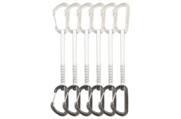 Image of DMM Spectre 2 Quickdraw, Pack of 6, Silver/Titanium, 18cm, A358-18P6