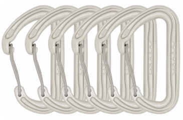 Image of DMM Spectre Carabiner - 6 Pack, Silver, A358SI-P6