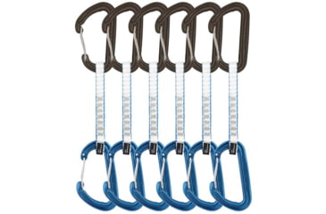 Image of DMM Spectre Quickdraw, 6 Pack, Matt Grey/Blue, 12 cm, A358-12BLAP6