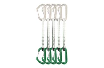 Image of DMM Spectre Quickdraws Carabine, Pack of 5, Green, 18cm, A358-18GRP5