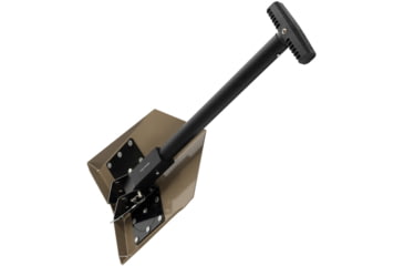 Image of DMOS The Delta FDE Shovel, 24in x 11in x 2.75in, Flat Dark Earth 14 Gauge Cold-Rolled Steel Blade, 6.3lb, 20SU-DSST-FDBK