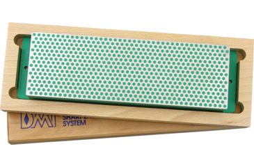 Image of DMT Diamond Whetstone, 8 in, Extra Fine Grit, w/ Wood Storage Box, Green, W8E