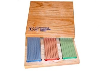 Image of DMT Diamond Whetstone Set, Hardwood Box, 3 x 6 in. DMW6EFC