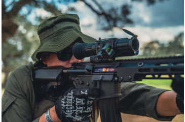 Image of DNT Optics Zulus HD 5-20x V2 Digital Night Vision Riflescope w/ Laser Rangefinder