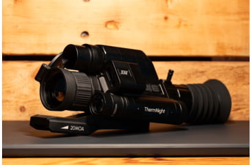 Image of DNT Optics ThermNight 3-12x52mm Thermal Rifle Scope w/5-20x Night Vision Multispectral Scope with Laser Rangefinder and Ballistic Calculator