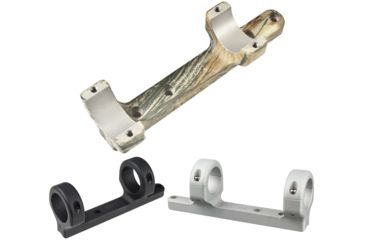Image of DNZ CVA Rifle Black Powder 1 Inch Scope Tube Mounts, APG, Black, Camo, Silver