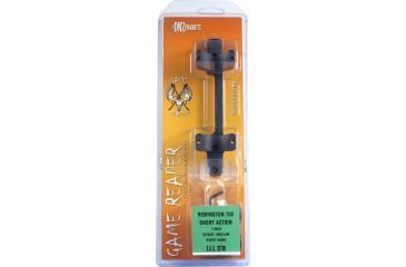 Image of DNZ Products Game Reaper Scope Mount - Remington 700 Short Action, Medium Ring, 0 MOA, 1 in Tube, Black Matte, 20700